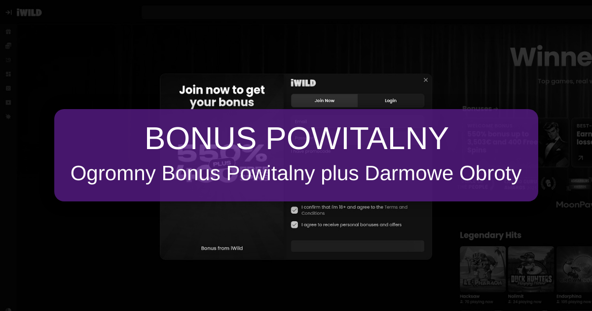 iWild Casino: Graj i Wygrywaj z Bonusami